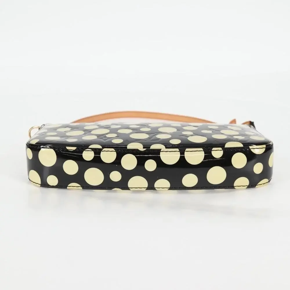 Louis Vuitton Monogram Vernis Yayoi Kusama Pochette Accessoires Pouch Black